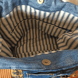 Sac cabas boutons
